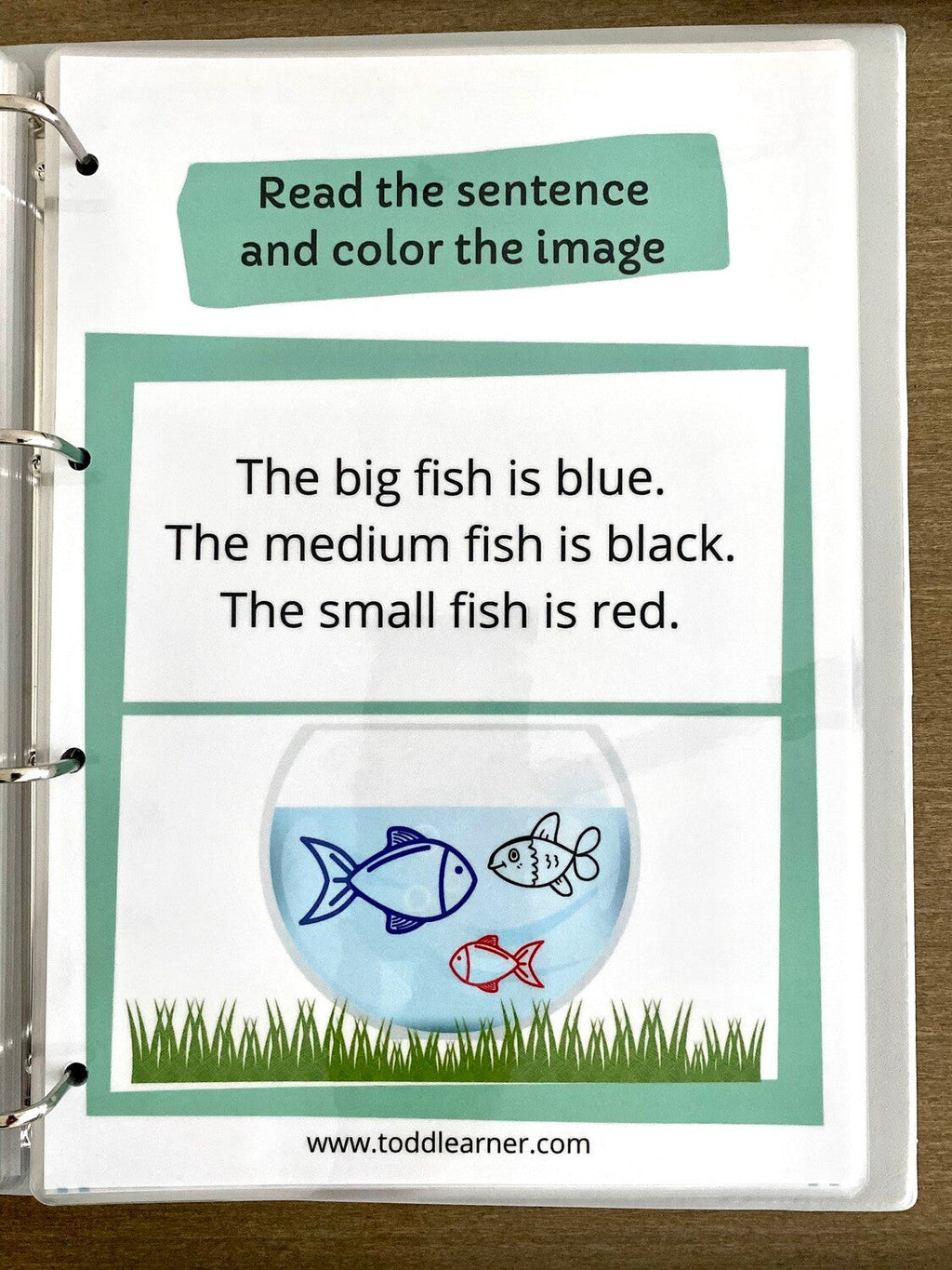 Level 2 Learning Binder for Kindergarten and Early Education: Reading, Writing, and Activity Worksheets