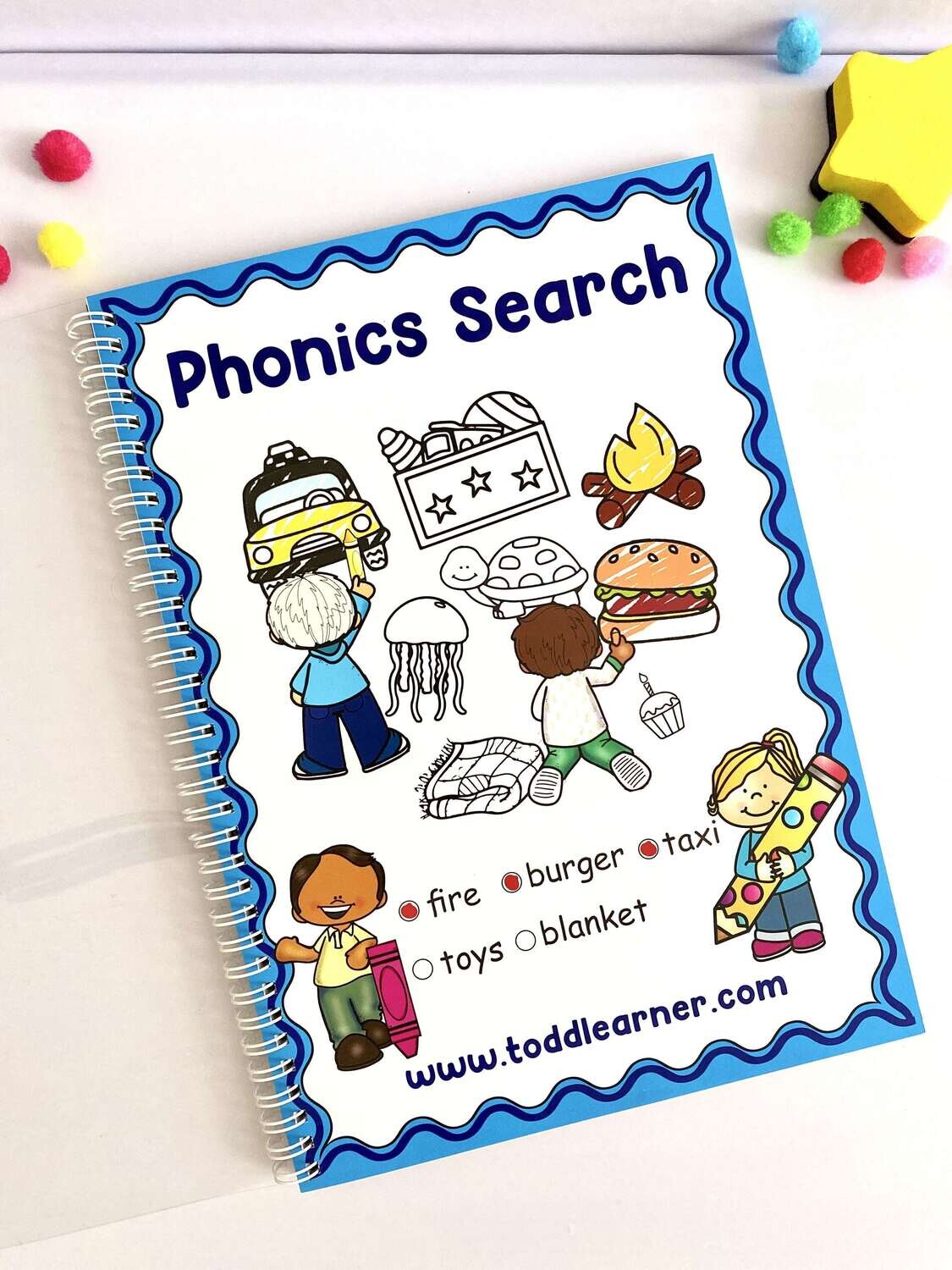 Deals @199 - Phonics Learning Workbook for Kids: Fun Coloring Activities to Master All Phonics Sounds
