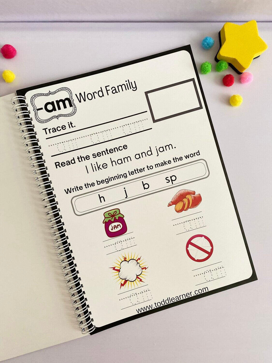 Deals @199 - Word Families Learning Book for Kids: Build Early Reading and Phonics Skills