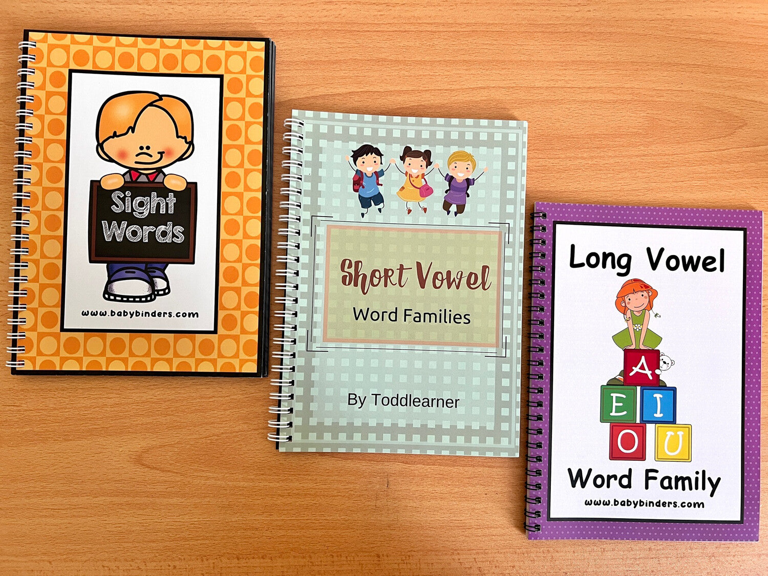 Learn to Read English Bundle for Kindergarten Kids: Set of 3 Books Covering Short Vowels, Long Vowels, and Sight Words (Ages 3–5)