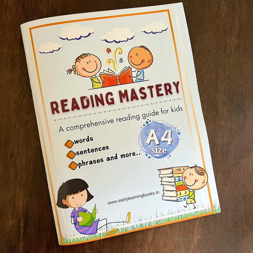 Deals @199 - Reading Mastery. A comprehensive reading guide for kids. A5 Size. Suitable for 3-7 years