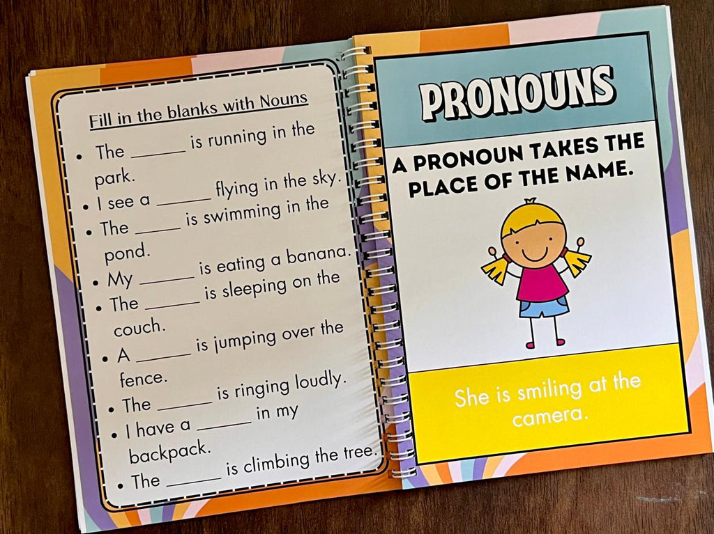 Deals @199 - Learning Grammar Book for Kids. Exploring all parts of speech. Grammar made easy for kids.