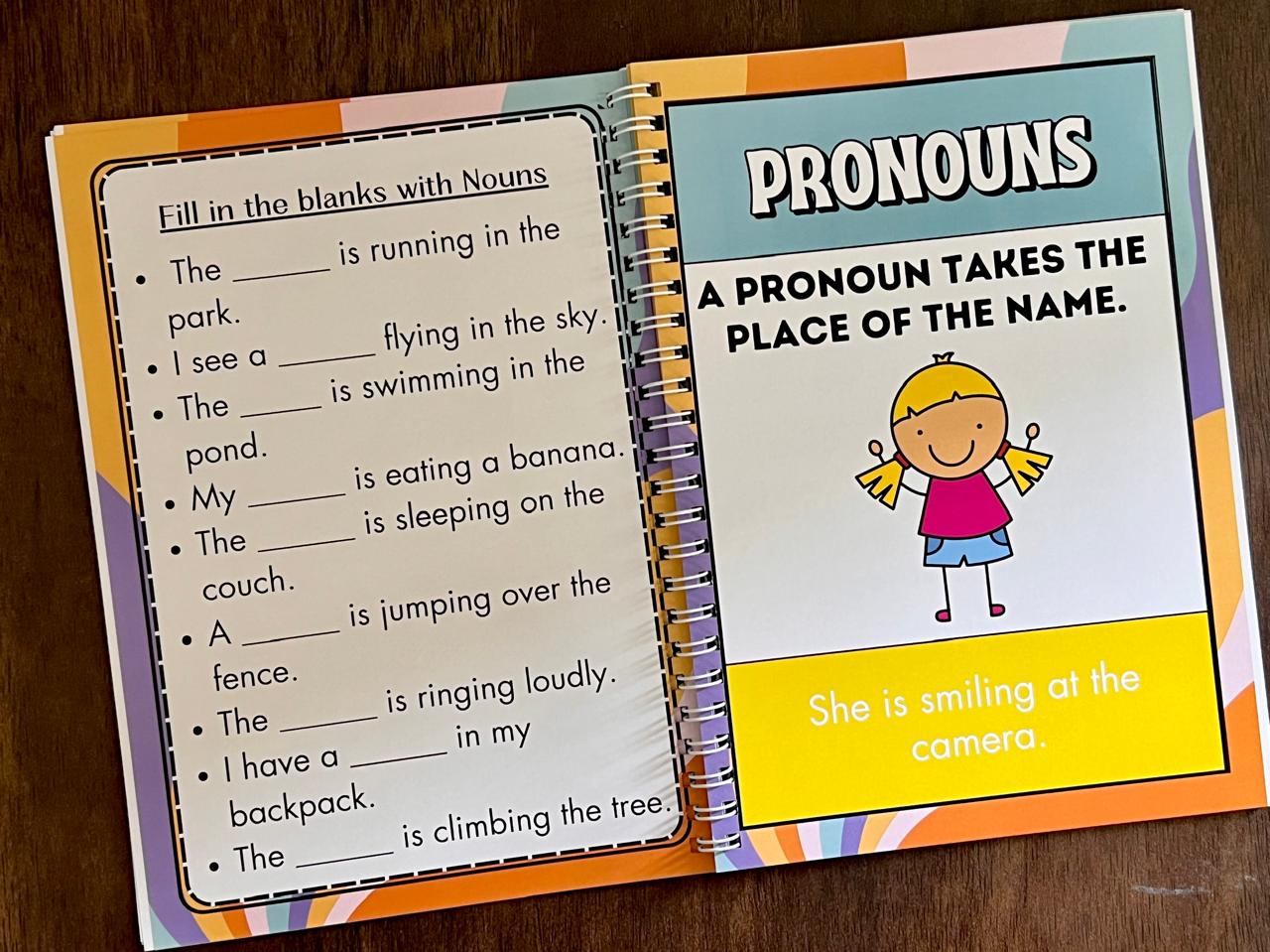 Deals @199 - Learning Grammar Book for Kids. Exploring all parts of speech. Grammar made easy for kids.