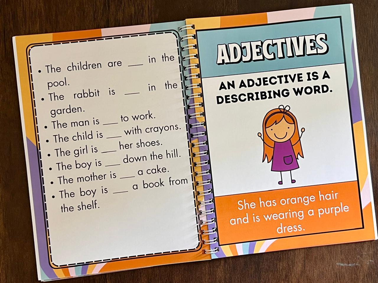 Deals @199 - Learning Grammar Book for Kids. Exploring all parts of speech. Grammar made easy for kids.