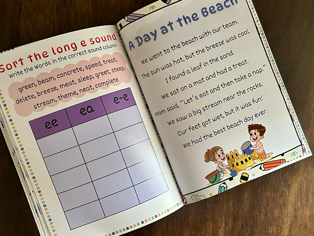 Deals @199 - Phonics Funhouse 2 – Advanced Phonics Practice Book for Kids Aged 5–8 | Long Vowels, Digraphs & Reading Fluency