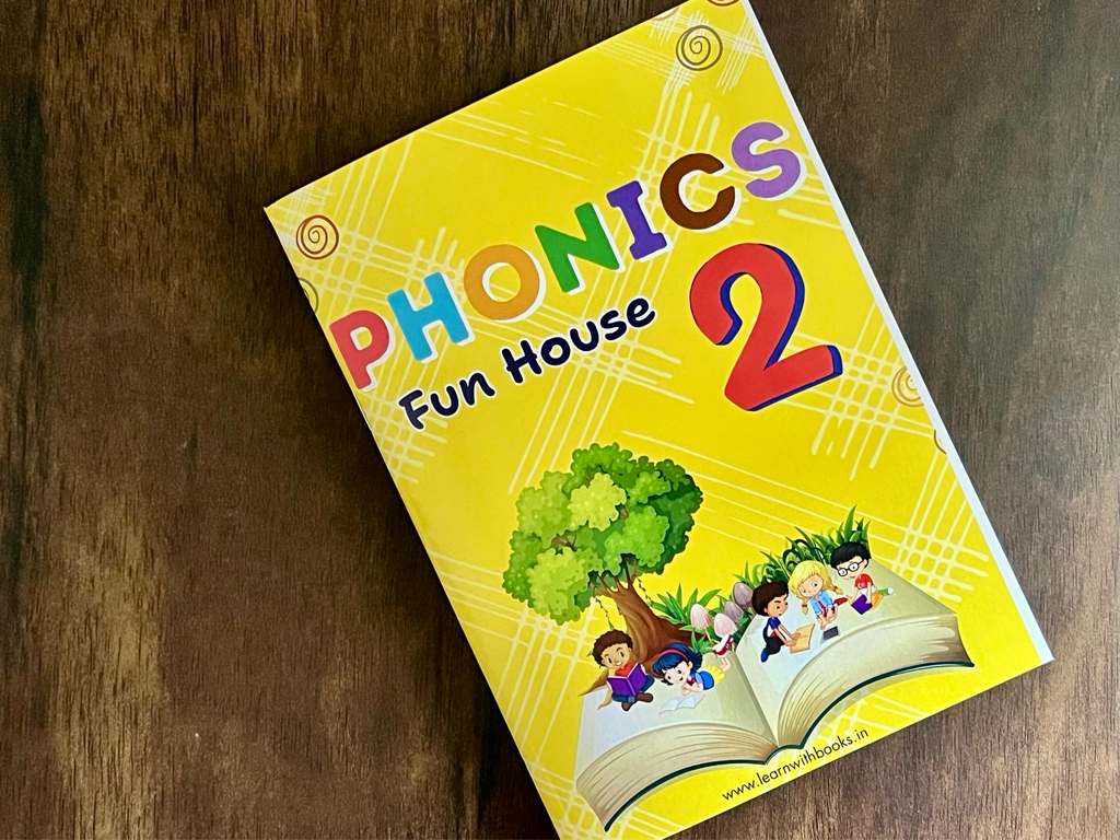 Phonics Funhouse 2 – Advanced Phonics Practice Book for Kids Aged 5–8 | Long Vowels, Digraphs & Reading Fluency