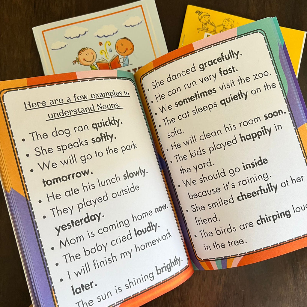 Reading Ready Bundle for Kids. Set of 3 Books ( Grammar Book , Phonics Book , Reading Book)